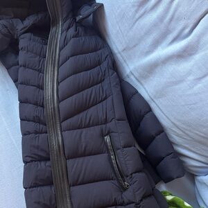 Medium Mackage Navy Puffer Jacket  with removable hood